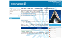 Desktop Screenshot of ampcapital-propertyassist.com