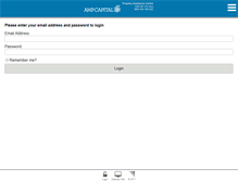 Tablet Screenshot of ampcapital-propertyassist.com